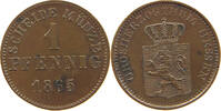 HESSEN DARMSTADT PFENNIG Ludwig III. 1848-1877. -