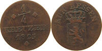 HESSEN KASSEL 1/4 KREUZER Wilhelm II. 1821-1847 -