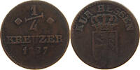 HESSEN KASSEL 1/4 KREUZER Wilhelm II. 1821-1847 -
