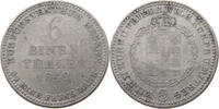 HESSEN KASSEL 1/6 TALER Wilhelm II., 1821-1847 -