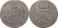 HESSEN KASSEL 2 ALBUS Friedrich II. 1760-1785 -