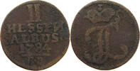 HESSEN KASSEL 2 ALBUS ZEITGENÖSSISCHE FÄLSCHUNG Friedrich II. 1760-1785 -