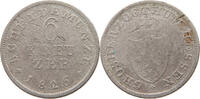 HESSEN DARMSTADT 6 KREUZER Ludwig I. 1806-1830. -