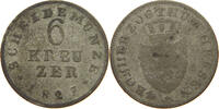 HESSEN DARMSTADT 6 KREUZER Ludwig I. 1806-1830. -