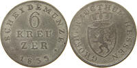 HESSEN DARMSTADT 6 KREUZER Ludwig II. 1830-1848. -