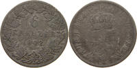 HESSEN DARMSTADT 6 KREUZER Ludwig II. 1830-1848. -