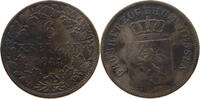 HESSEN DARMSTADT 6 KREUZER Ludwig II. 1830-1848. -