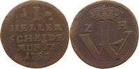 HESSEN KASSEL HELLER Wilhelm VIII. 1751-1760 -