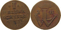 HESSEN KASSEL HELLER Wilhelm VIII. 1751-1760 -