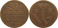 HESSEN KASSEL 2 HELLER Wilhelm VIII. 1751-1760 -