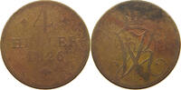 HESSEN KASSEL 4 HELLER Wilhelm II. 1821-1847 -