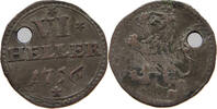 HESSEN KASSEL 6 HELLER Wilhelm VIII. 1751-1760 -