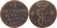 HILDESHEIM BISTUM PFENNIG Jobst Edmund von Brabeck 1688-1702. -