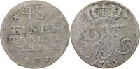 1/48 TALER 1756 MECKLENBURG STRELITZ Adolph Friedrich III. 1708-1752 S