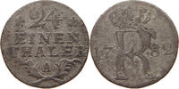 BRANDENBURG PREUSSEN 1/24 TALER Friedrich II. der Große (1740-1786) -