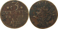 SACHSEN WEIMAR EISENACH 3 PFENNIG Anna Amalia (1758-1775) -