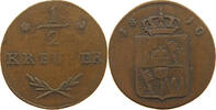 WÜRZBURG GROSSHERZOGTUM 1/2 KREUZER Ferdinand von Österreich 1806-1814 -
