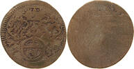 WÜRZBURG BISTUM 3 PFENNIG Adam Friedrich von Seinsheim 1755-1779 -