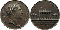 Preussen Medaille Tin, von B. Andrieu, R. V. Jeuffroy und D. V. Denon -
