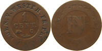 Westfalen 1 Centime Hieronymus Napoleon -