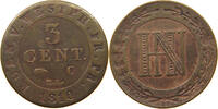 Westfalen 3 Centimes Hieronymus Napoleon -
