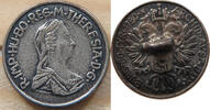 HAUS HABSBURG MEDAILLE Maria Theresa (1740-1780) NACHPRÄGUNG -
