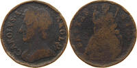 Großbritannien Farthing zeitgenösische Fälschung, Charles II. -