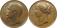 FRANCE MEDAL Napoleon III. (1852-1870) / EUGÉNIE, CAQUE -