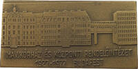 HUNGARY PLAQUETTE BUDAPEST 1927-1977 -