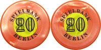 BERLIN MEDAILLE CASINO TOKEN 20 SPEILBANK BERLIN -