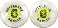 BERLIN MEDAILLE CASINO TOKEN 5 SPEILBANK BERLIN -