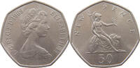 GREAT BRITAIN 50 PENCE Elizabeth II. (1952-2022) -