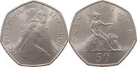 GREAT BRITAIN 50 PENCE Elizabeth II. (1952-2022) -