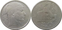 BELGIUM 20 FRANCS LEOPOLD III. (1934-1951) -
