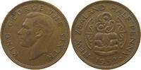 NEW ZEALAND 1/2 PENNY GEORGE VI. (1936-1952) -