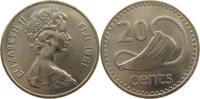 FIJI 20 CENTS ELIZABETH II. (1952-2022) -