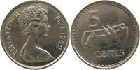 FIJI 5 CENTS ELIZABETH II. (1952-2022) -