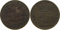 BAYERN 1 KREUZER MAXIMILIAN II. JOSEPH 1848-1864 -