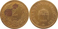 HAUS HABSBURG 2 FILLER 1898 FRANZ JOSEPH I. (1848-1916) SS- 4.62 US$  +  28.87 US$ shipping