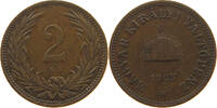 HAUS HABSBURG 2 FILLER 1905 FRANZ JOSEPH I. (1848-1916) S 5.77 US$  +  28.87 US$ shipping