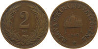 HAUS HABSBURG 2 FILLER 1910 FRANZ JOSEPH I. (1848-1916) SS 10.39 US$  +  28.87 US$ shipping