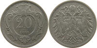 HAUS HABSBURG 20 HELLER 1893 FRANZ JOSEPH I. (1848-1916) SS 5.77 US$  +  28.87 US$ shipping