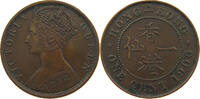 HONG KONG 1 CENT 1900 VICTORIA (1837-1901) SS 23.09 US$  +  28.87 US$ shipping
