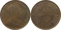 HONG KONG 1 CENT 1902 EDWARD VII. (1901 - 1910) VZ- 57.74 US$  +  28.87 US$ shipping