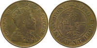 HONG KONG 1 CENT 1905 EDWARD VII. (1901 - 1910) SS-VZ 46.19 US$  +  28.87 US$ shipping