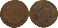 SALZBURG ERZBISTUM 1 PFENNIG HIERONYMUS GRAF COLLOREDO (1772 - 1803) -