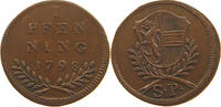 SALZBURG ERZBISTUM 1 PFENNIG HIERONYMUS GRAF COLLOREDO (1772 - 1803) -
