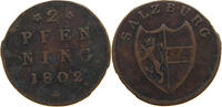 SALZBURG ERZBISTUM 2 PFENNIG HIERONYMUS GRAF COLLOREDO (1772 - 1803) -