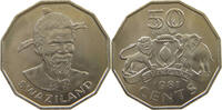 SWAZILAND 50 CENTS 1981 UNC 77.96 元  ＋  77.88 元 运费