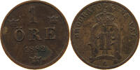 SWEDEN 1 &Ouml;RE 1882 OSCAR II. (1872-1907) SS 62.37 元  ＋  77.88 元 运费